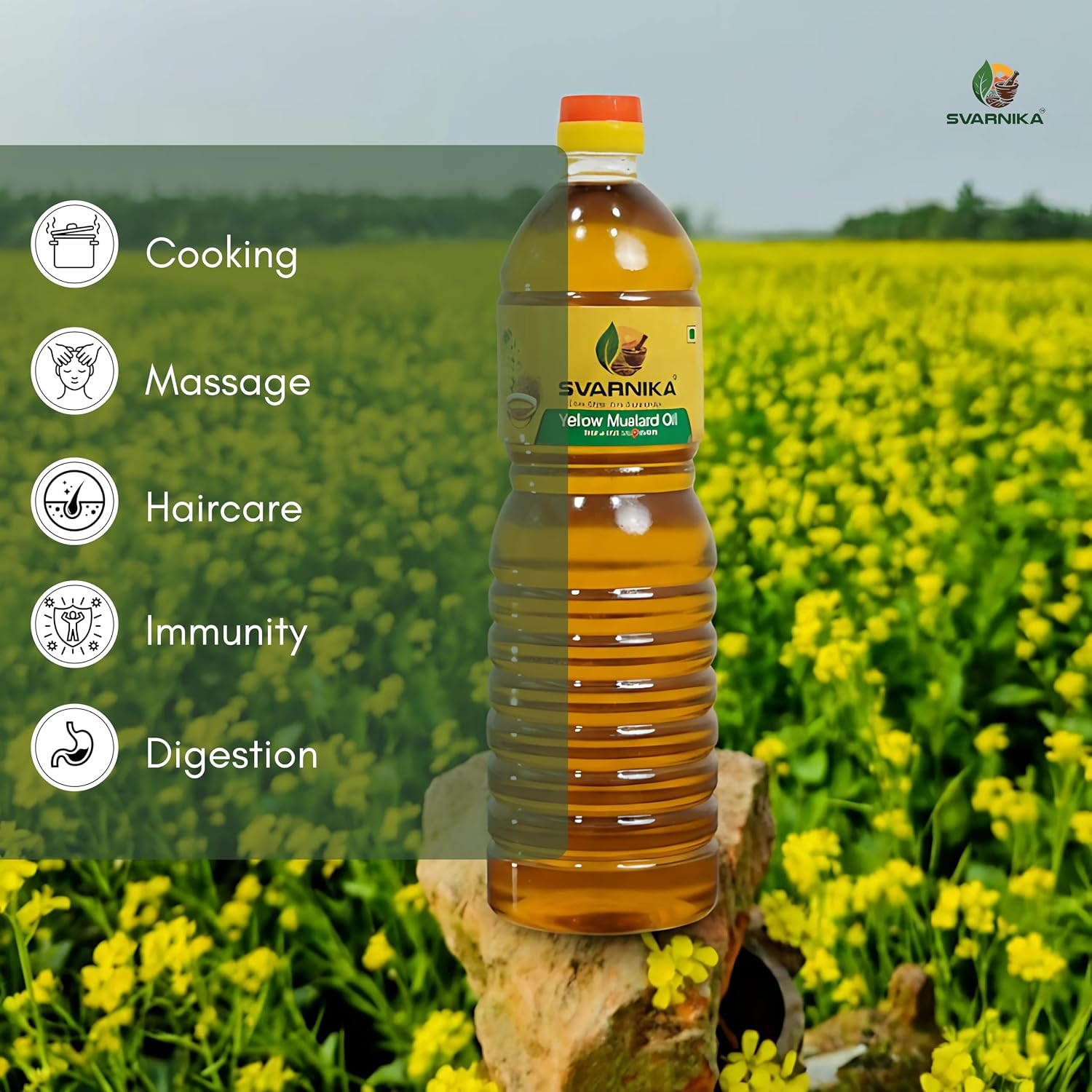 Rajasthani Yellow Mustard (1 litre) - Image 3