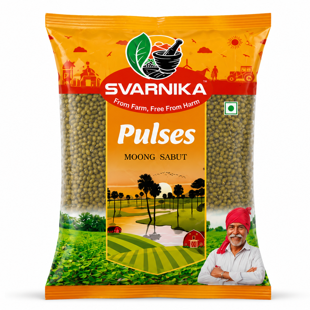 Moong Sabut (Whole Green Gram) (1kg - 500gm)