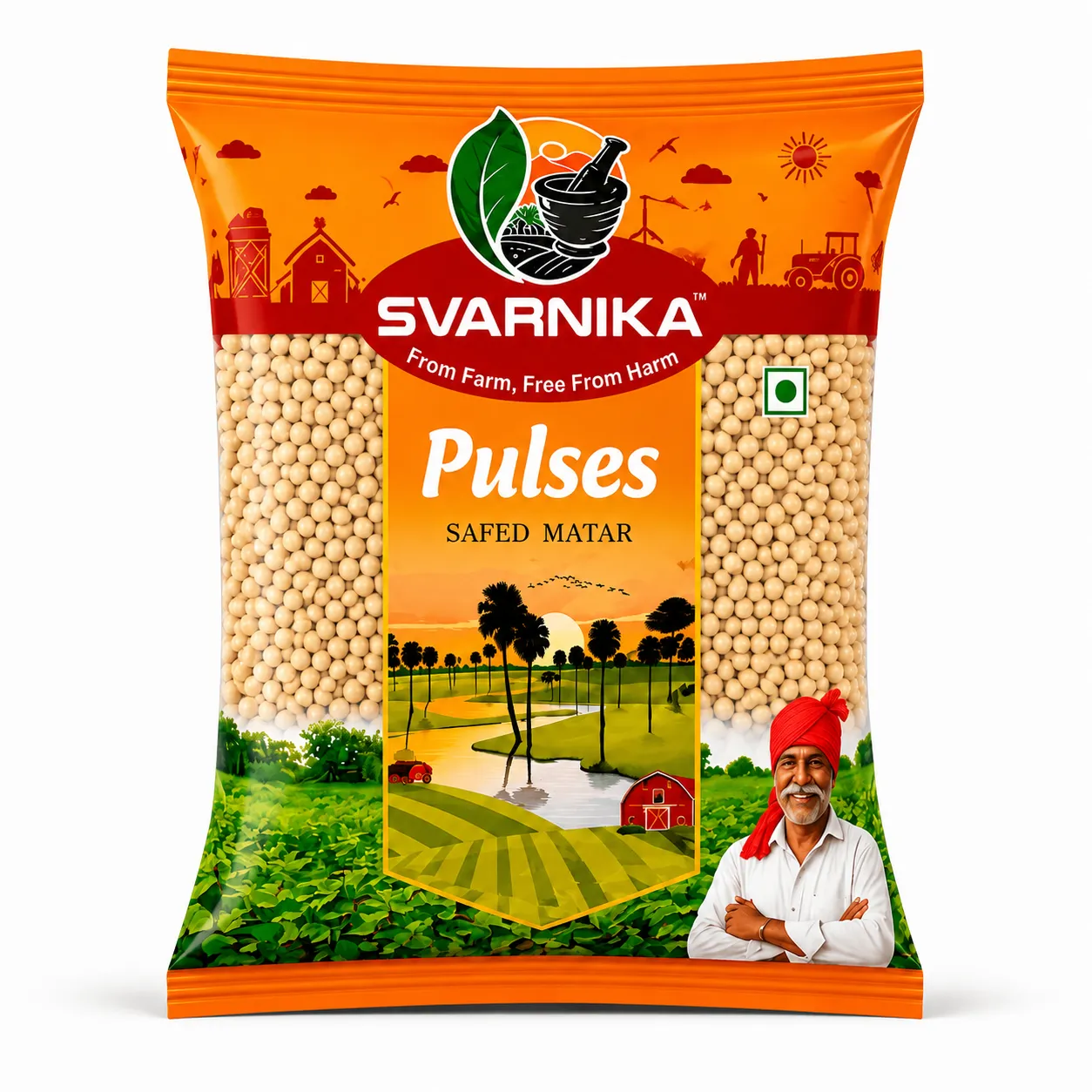 Safed Matar (White Peas) (1kg - 500gm)