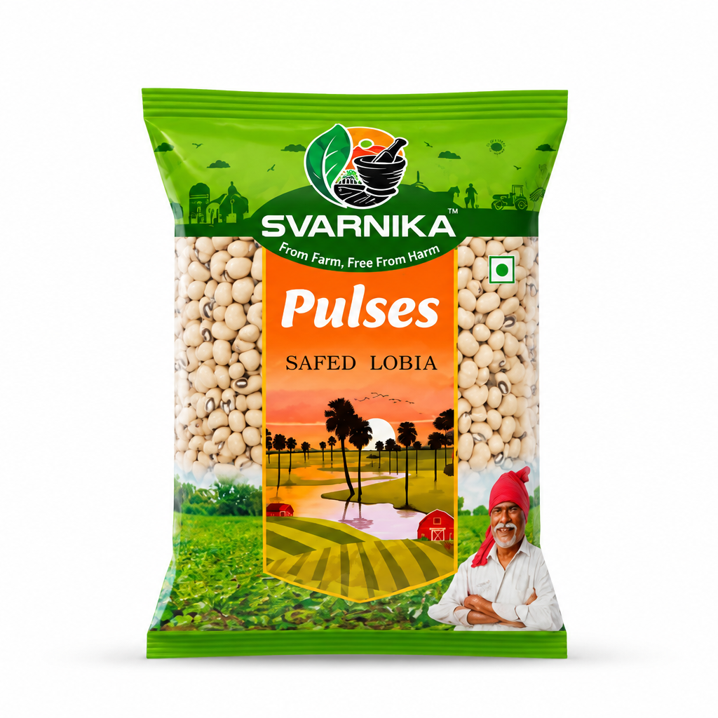 Safed Lobia (Black Eyed Peas) (1kg - 500gm) - Image 2
